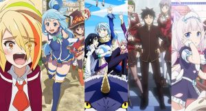 varios animes isekai